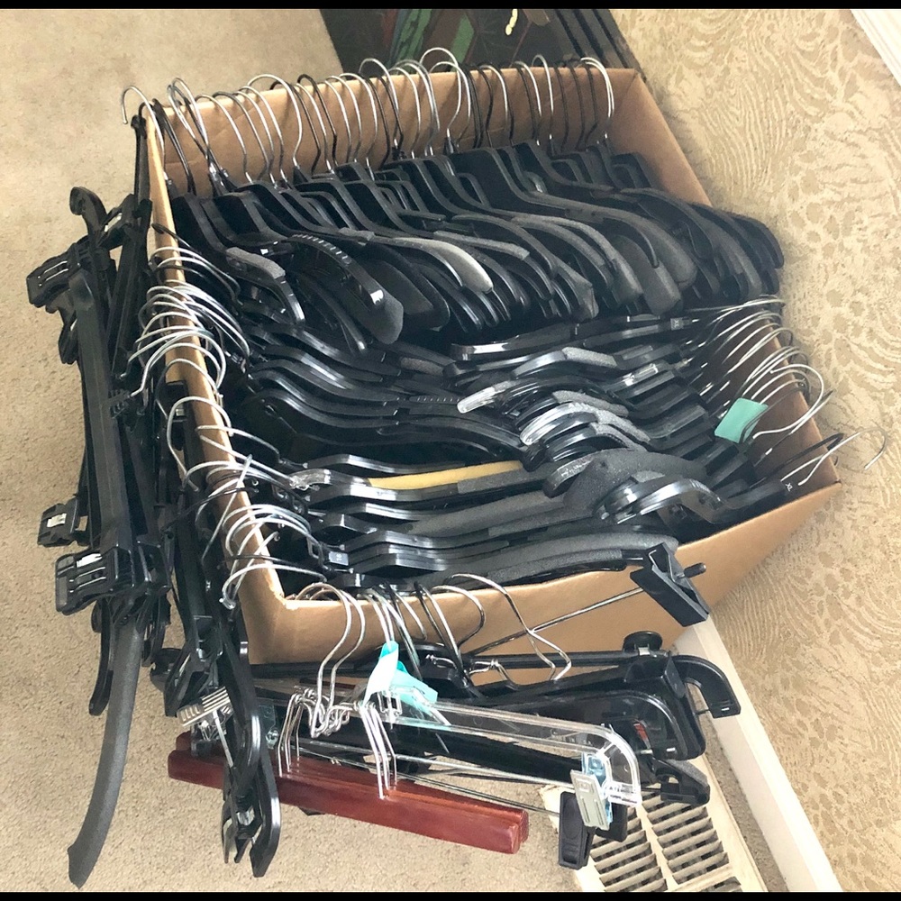 Bundles of very nice hangers with anti-slip
